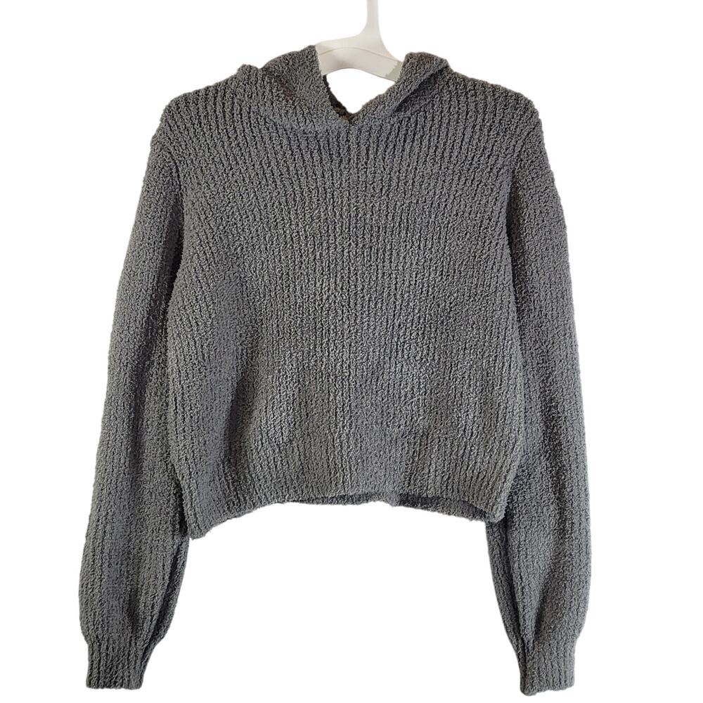 Art Class Girls' Cozy Hooded Sweatshirt, Gray, Size S (6/6X), NWT